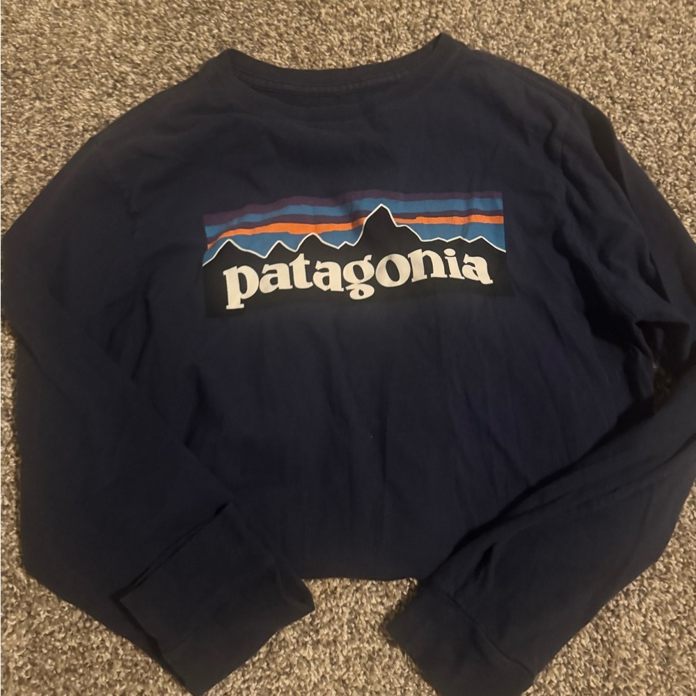 Patagonia Dark Blue Crew Neck Shirt